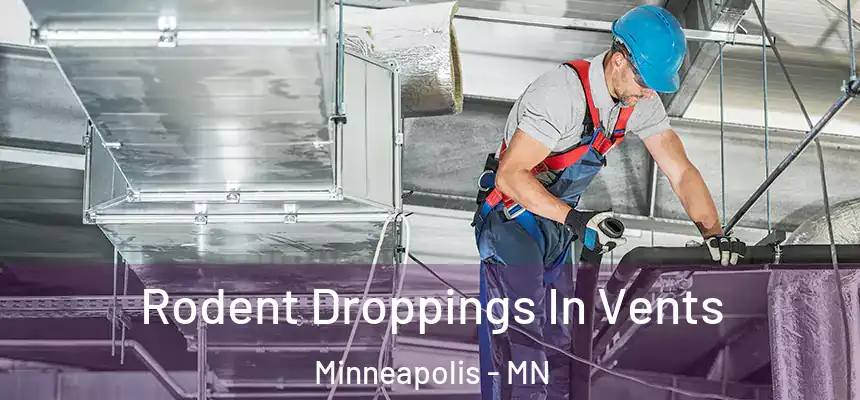  Rodent Droppings In Vents Minneapolis - MN